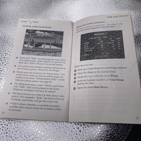 Sega Genesis Game Manuals Sonic The Hedge Hog 2 - Picture 13 of 15